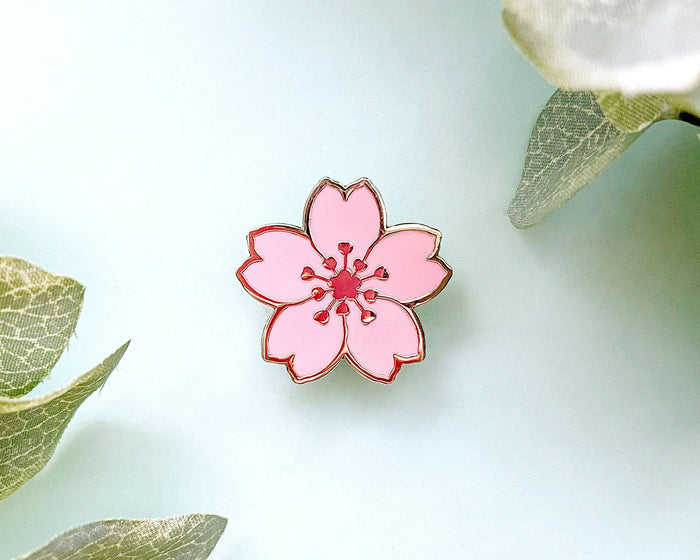 Mini Sakura Blossom Enamel Pin