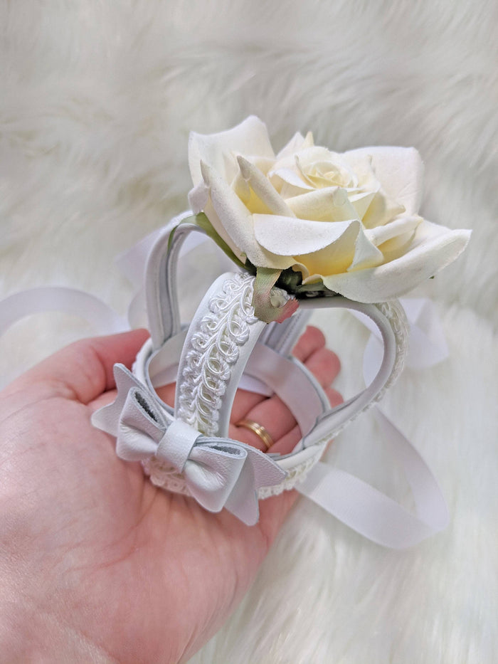 Miniature Pink Spiked Leather Crown - Lolita Collective