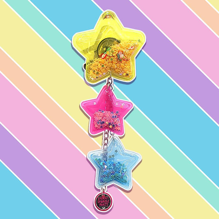 Mixed Colour Starfalls 2-Way Clip