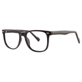 Clear Reading Glasses / Black / +4.00