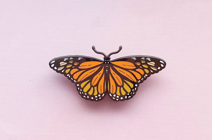 Monarch Butterfly (Danaus plexippus) Enamel Pin