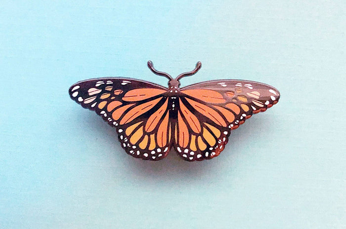 Monarch Butterfly (Danaus plexippus) Enamel Pin
