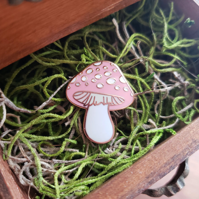 Mushroom Enamel Pin
