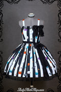 My Spooky Macarons Jumperskirt in White