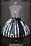 My Spooky Macarons Skirt in White