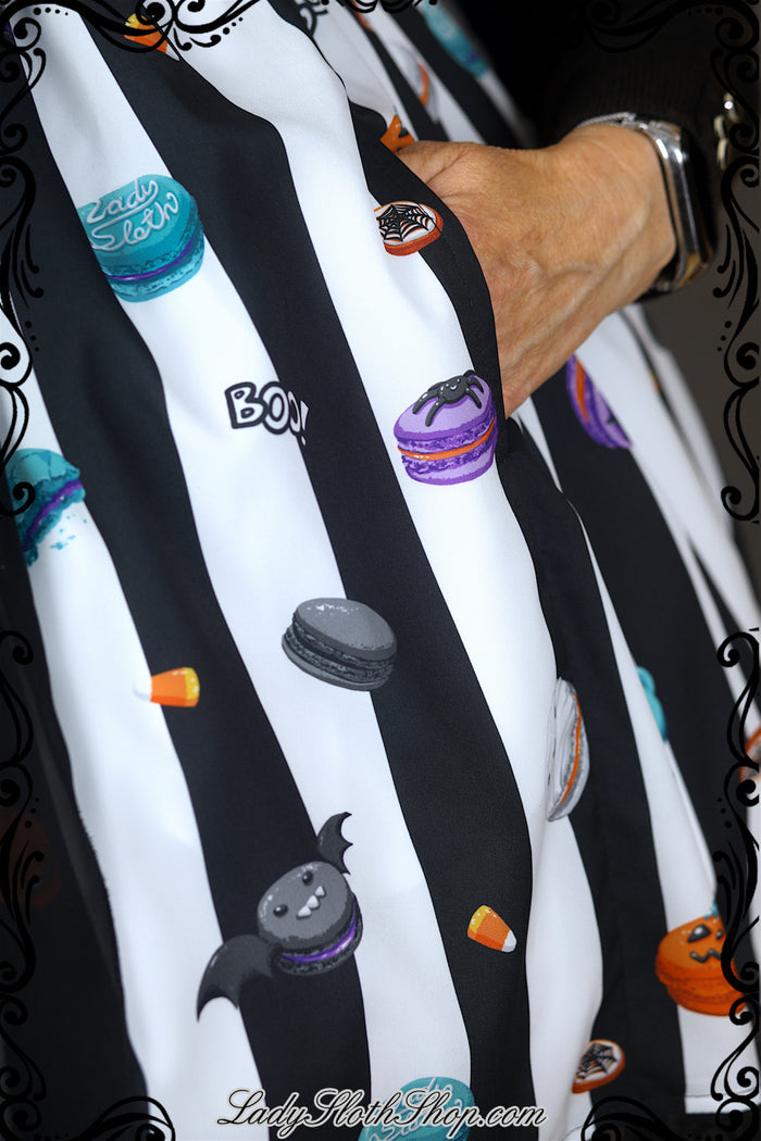 My Spooky Macarons Skirt in White