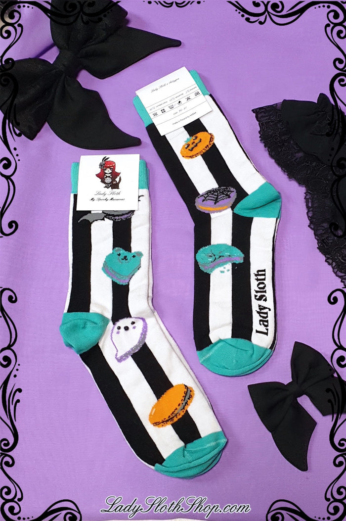 My Spooky Macarons Socks