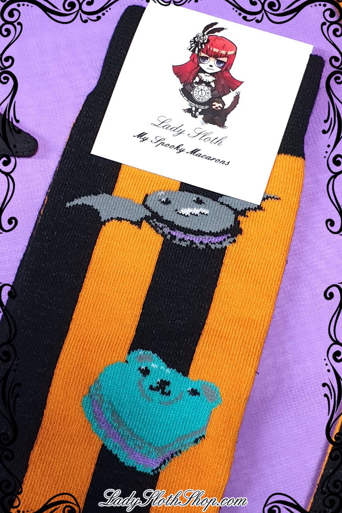 My Spooky Macarons Socks