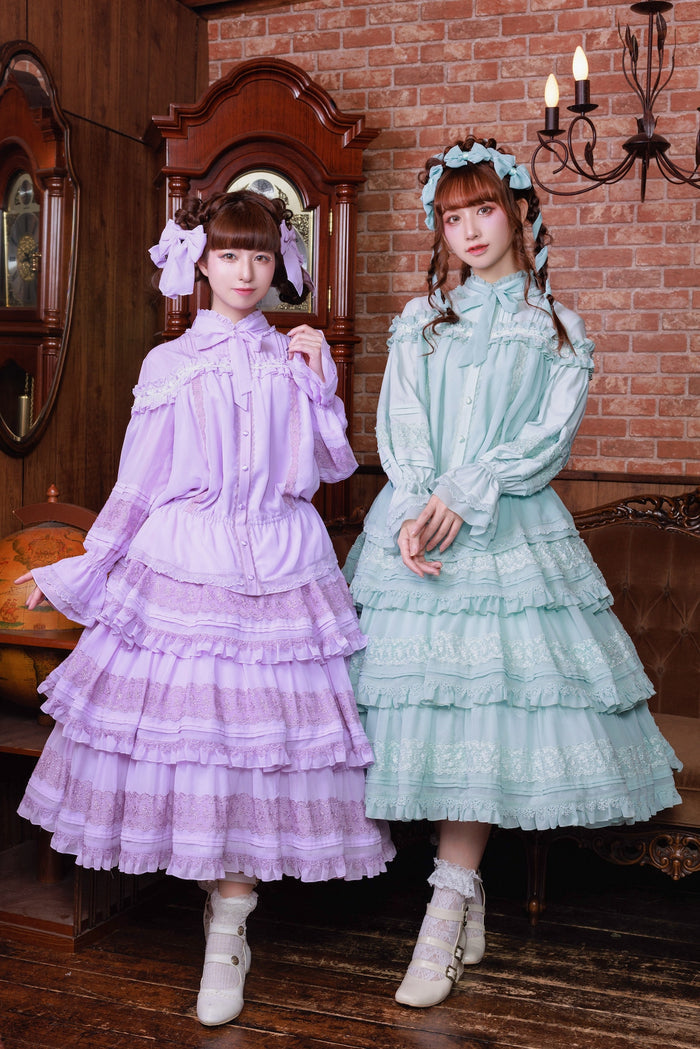 Nanairo Waltz 2.0 Set-up Frill Blouse