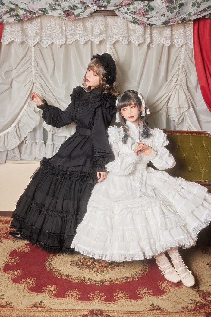 Nanairo Waltz Tulle Frill Underskirt (Long)