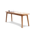 Natural Oak Wood Dining Bench Table Bench with Solid Oak Construction and Unique Design