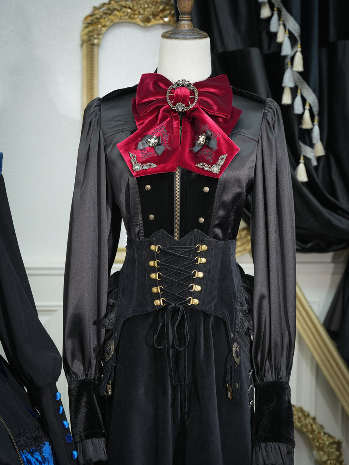 Nero Orteria Ribbon Tie Top