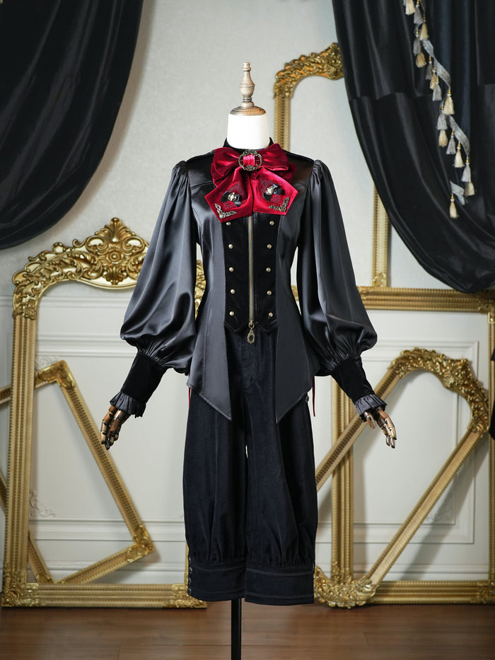 Nero Orteria Ribbon Tie Top