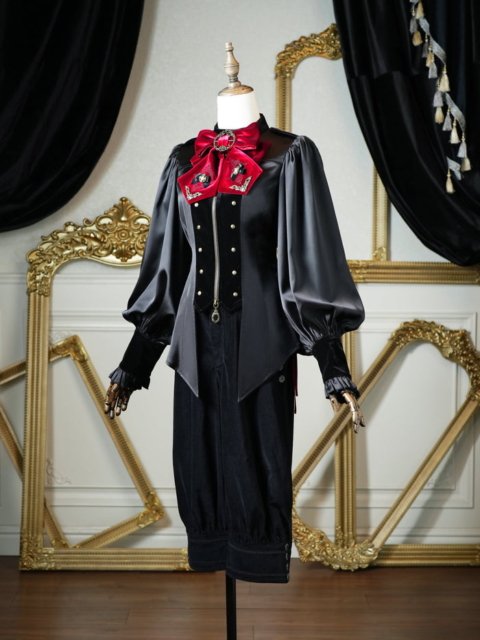 Nero Orteria Ribbon Tie Top