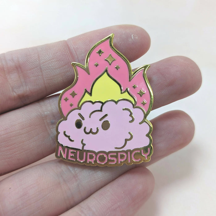 Neurospicy Enamel Pin
