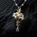 Night Lily Necklace - Two Flowers