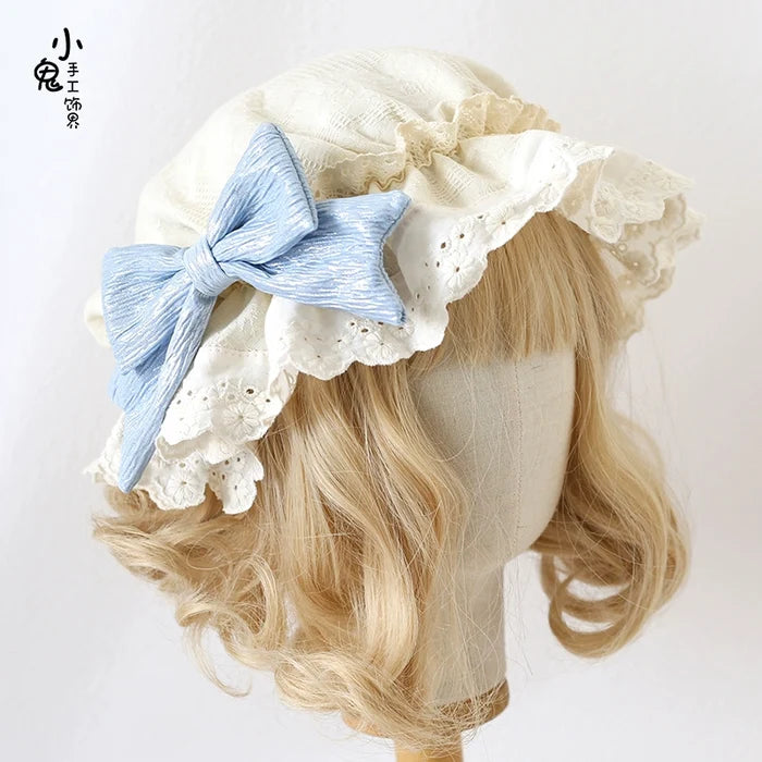 Nightcap Style Bonnet Hat