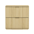 Nightstand in Natural and Gold