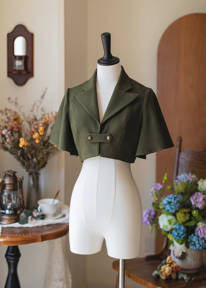 Green Short Coat / S