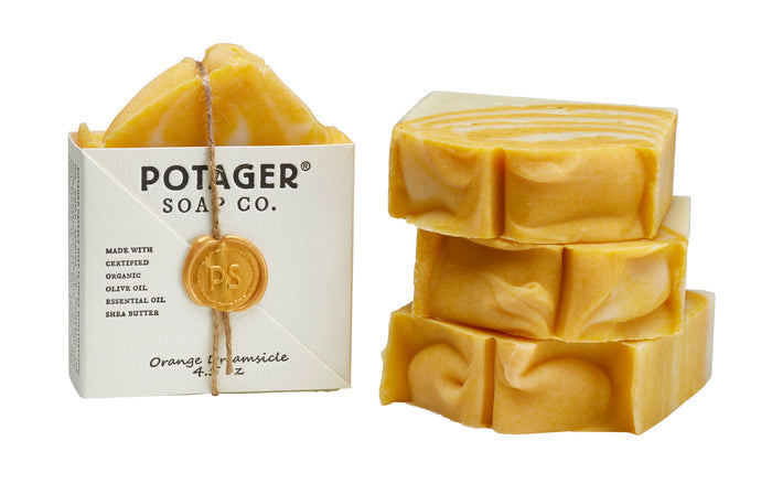 Orange Dreamsicle Handmade Bar Soap |  Natural Soap