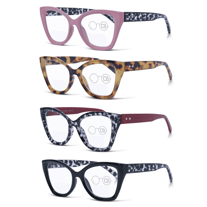 DebSpecs Oversized Bifocal Cat Eye Reading Glasses oc568bf product group