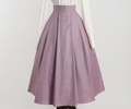 Pace of the Wind - Midi Skirt in Lilac
