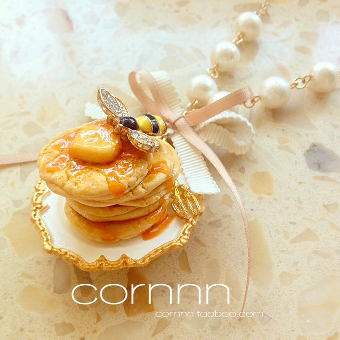 Pancake Necklace and Brooch