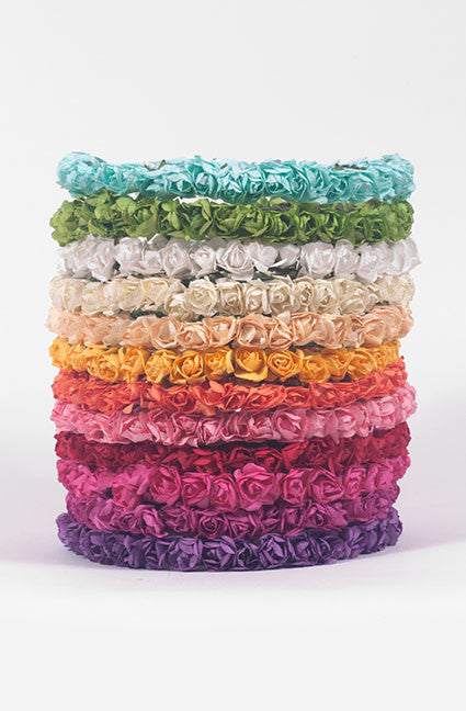 Paper Flower Crown (12 colors) - Lolita Collective