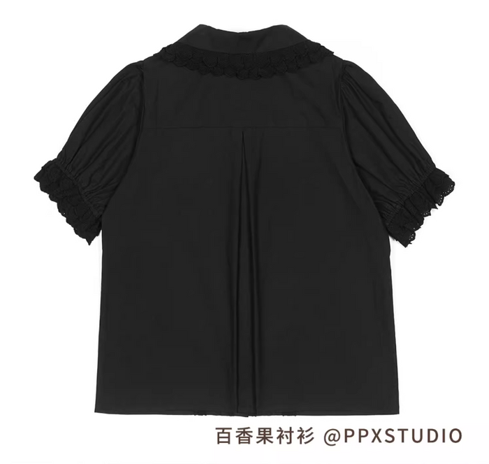 Passion Fruit Cotton Blouse