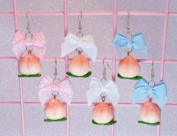 Peach Earrings (3 Colors) - Lolita Collective