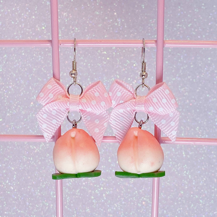 Peach Earrings (3 Colors) - Lolita Collective