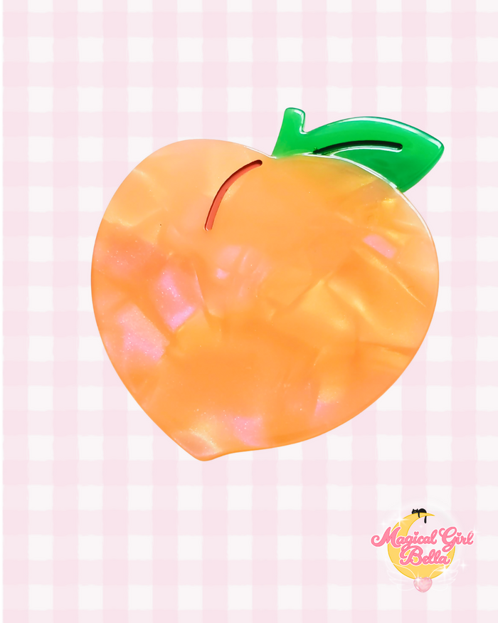 Peach Hair Clip