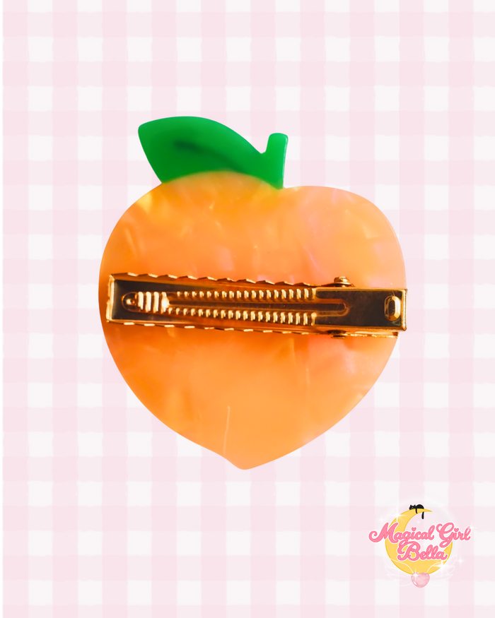 Peach Hair Clip