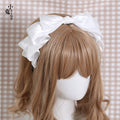 Pearlescent Pleated Headbow