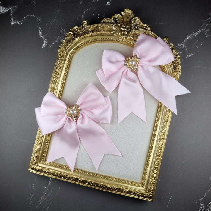 Pearly Heart Ribbons
