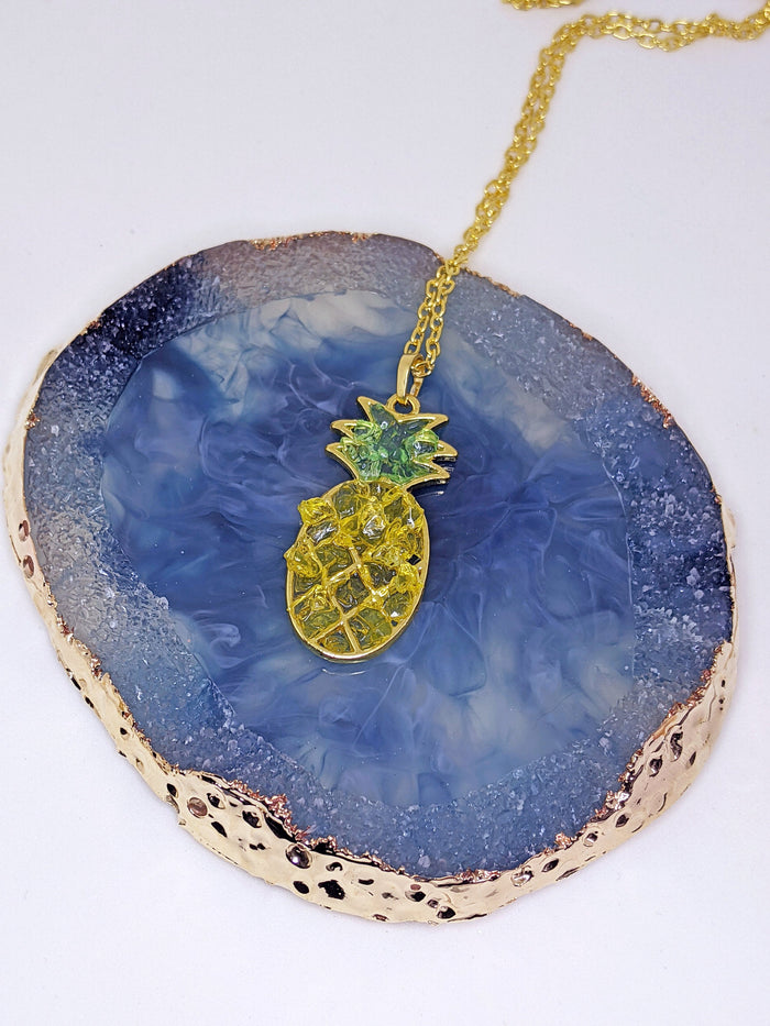 Pineapple Crush Resin Pendant - Lolita Collective