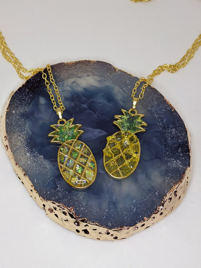 Pineapple Crush Resin Pendant - Lolita Collective