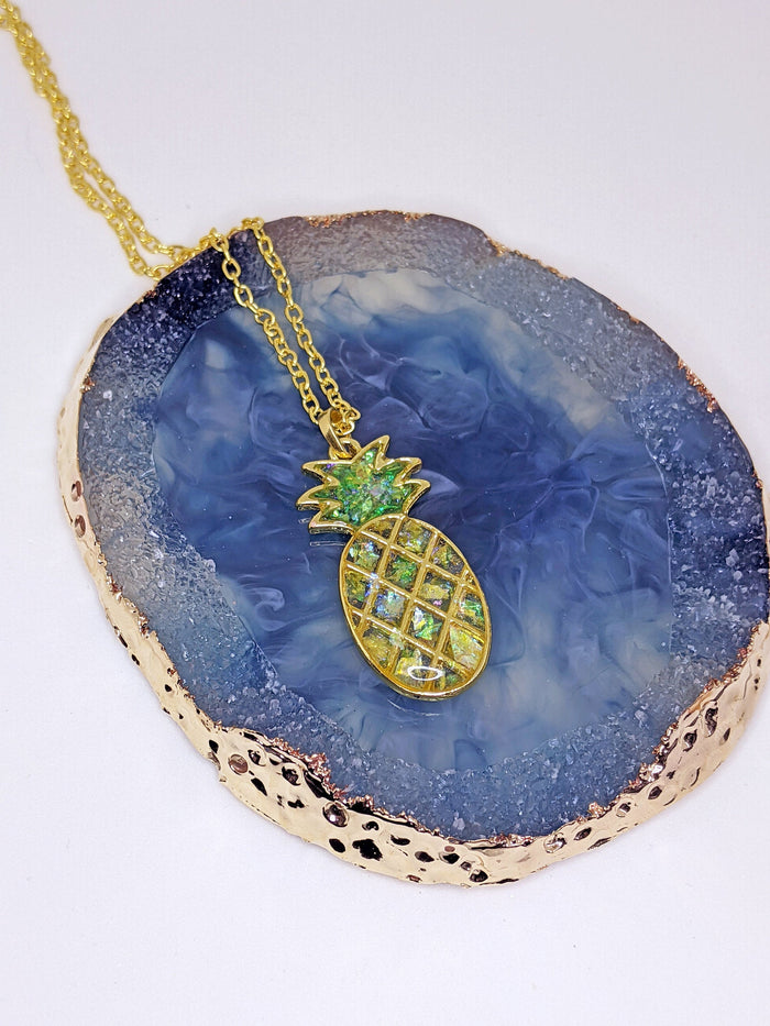 Pineapple Kaleidoscope Resin Pendant - Lolita Collective