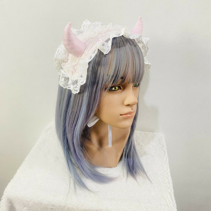 Pink Baby Demon Headdress