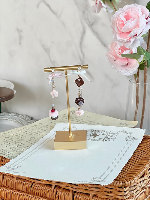 Pink Chocolate Earrings