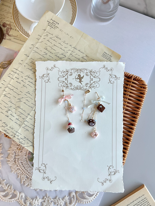 Pink Chocolate Earrings