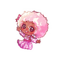Pink Cloudy Cute Jade