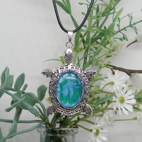 Polish Turtle Pendant Necklace