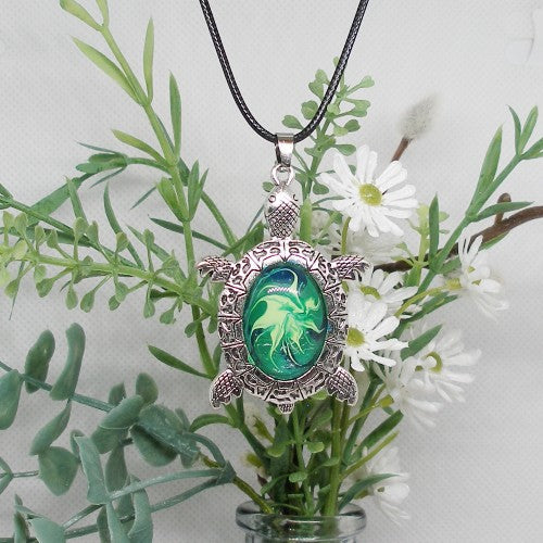 Polish Turtle Pendant Necklace