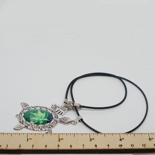 Polish Turtle Pendant Necklace