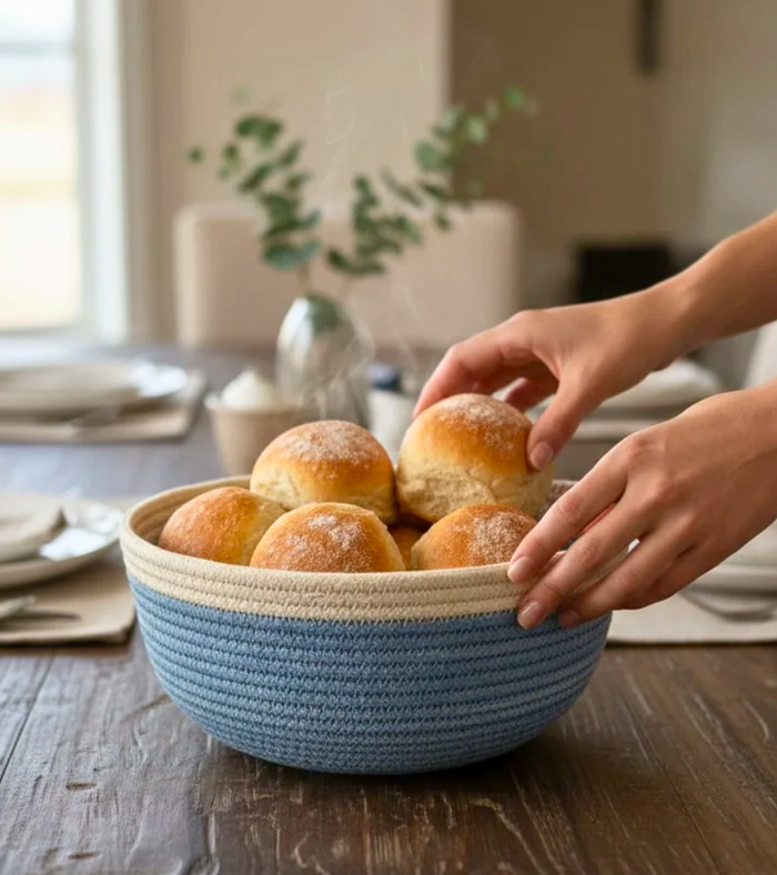 Poppy Rope Baskets