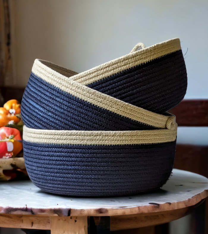 Poppy Rope Baskets