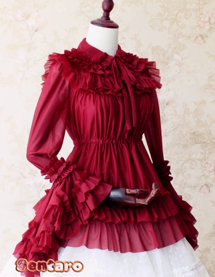 One size / Red / Lapel Collar Only