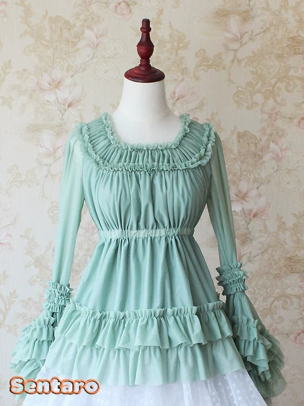 One size / Light Green / Blouse Only