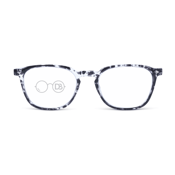 DebSpecs Progressive Multi Focal Reader Black Tortoise front view eyewear
